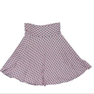 Max Studio Flare Skirt Fold Over Waistband size M